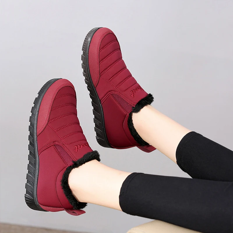 Женские ботинки до щиколотки женская зимняя обувь водонепроницаемые зимние |