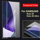3D полное покрытие, закаленное стекло, защитная пленка для экрана Samsung Note 20 Ultra 20 +, защитная стеклянная пленка, чехол, Передняя пленка
