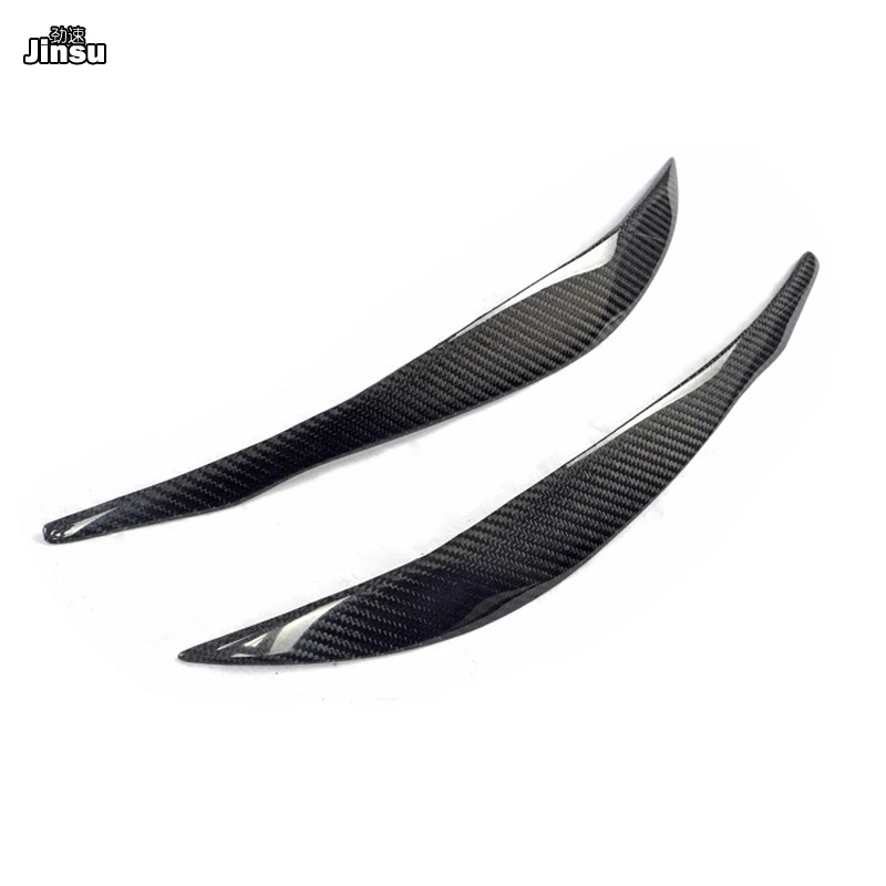 Наклейка из настоящего углеродного волокна Накладка для бровей и век крышка глаз