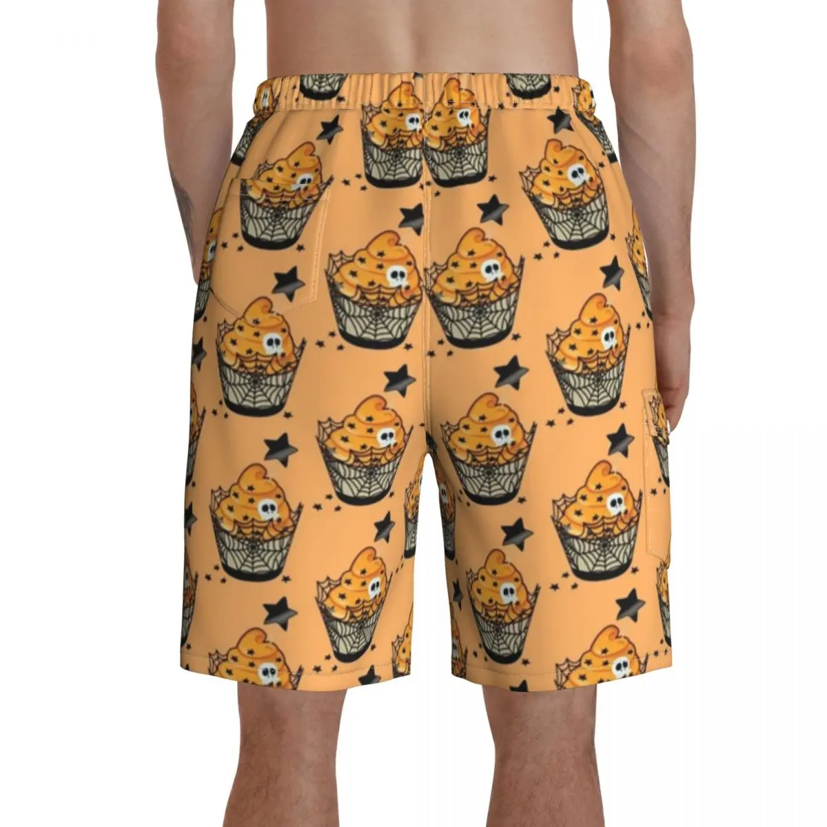 

Star Board Shorts Pattern Beach Swimming Trunks Polyester Men Swim Trunks