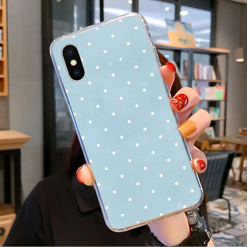 

Color dots Coque Shell Phone Case for iPhone 11 pro XS MAX 8 7 6 6S Plus X 5 5S se 2020 XR cover