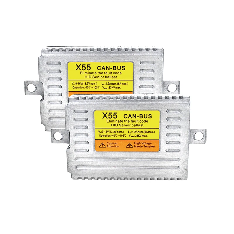 HIDLT AC 55 Вт ксеноновый Canbus HID балласт DLT X55 цифровой блок зажигания тонкий для