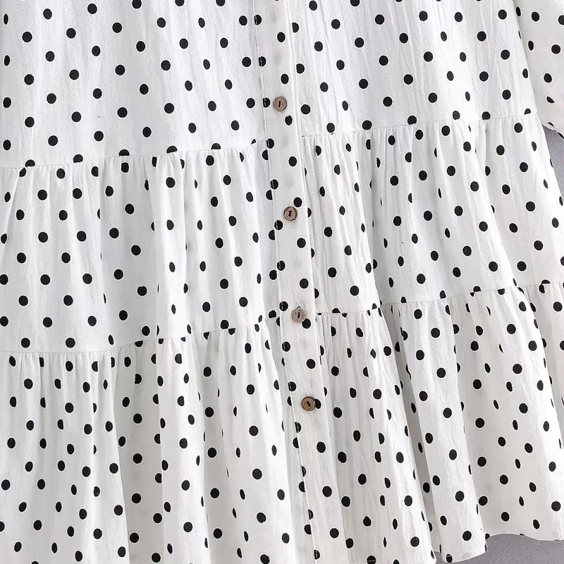 Sy55-408 в европейском и американском стиле с модным принтом горошек | Женская одежда