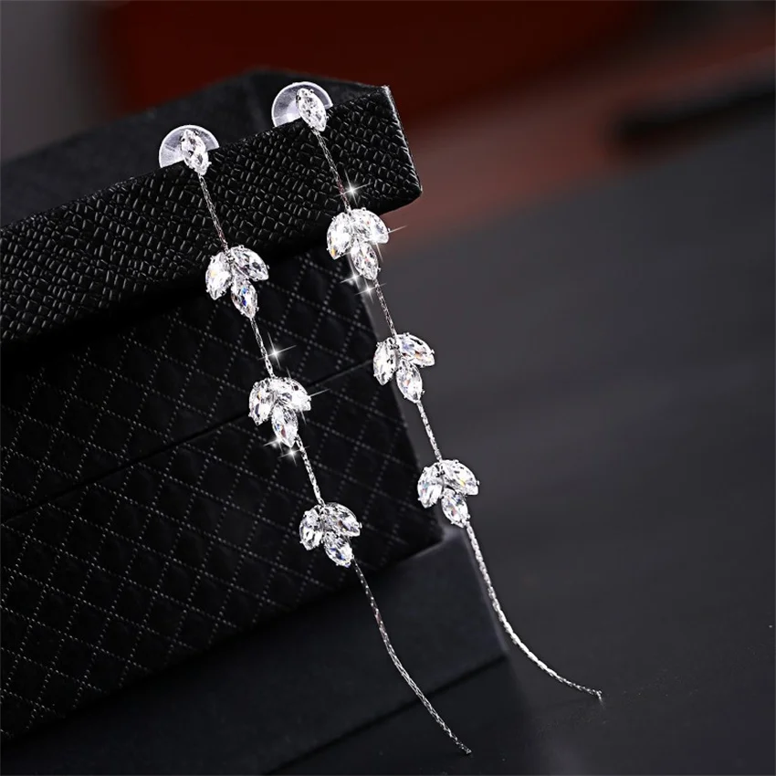 

Серьги с цирконом для девочек и женщин, свадебные серьги, ювелирные изделия, подарки, новинка 2022