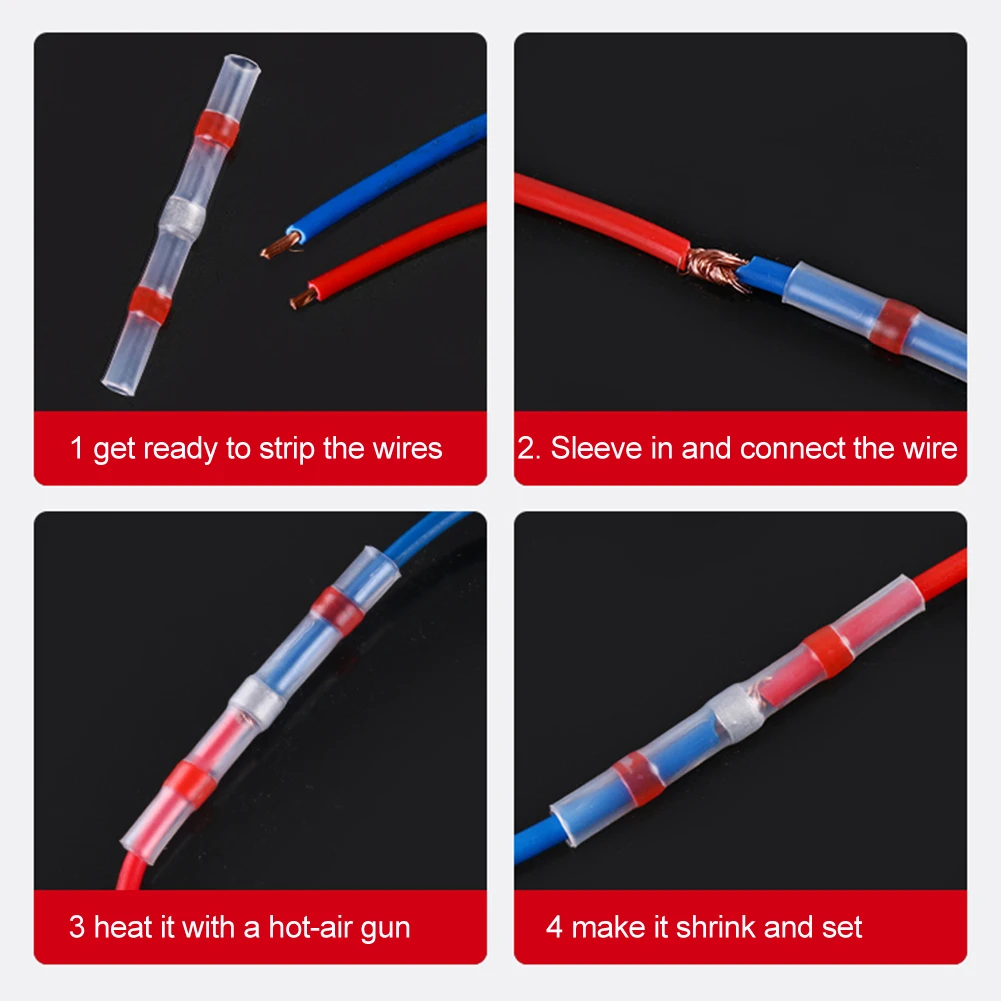 50-800 шт. Термоусадочные соединители для проводов автомобиля | Обустройство дома