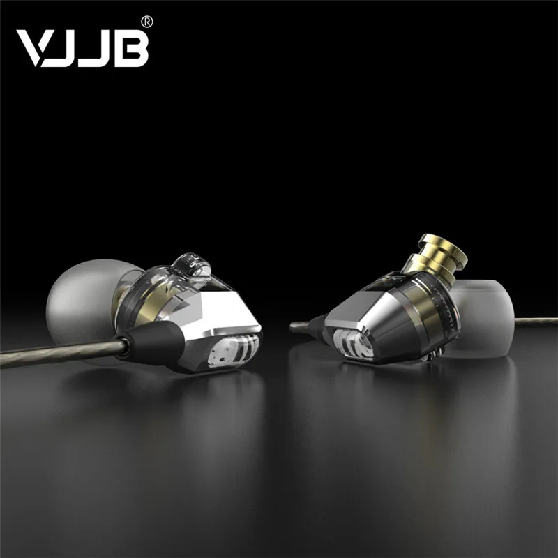 Профессиональные стереонаушники VJJB V1 V1S Hi Fi наушники с микрофоном двойной круг