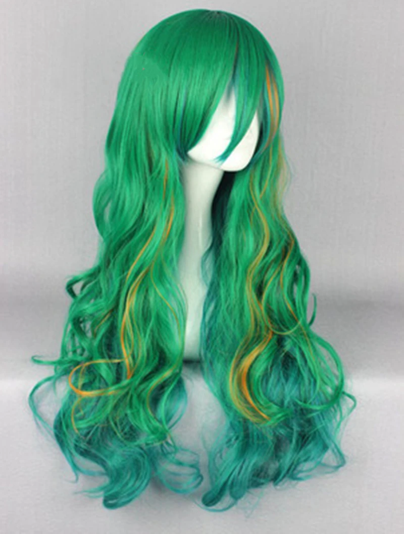 Женский костюм для косплея Yowamushi Pedal Makishima Yusuke Green Long термостойкие синтетические