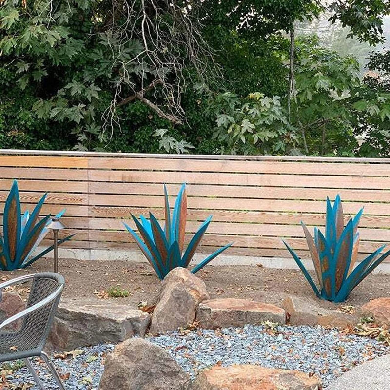 

2021 2 Color Artificial Flower Fake Tequila Iron Plant Wedding Home Hotel Party Decoration Garden Ornaments Home Decor Dropship