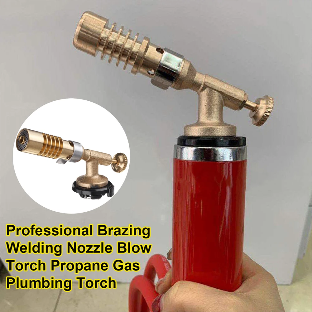 

Portable Welding Nozzles Torches Multipurpose Copper Aluminum Alloy Flame Burner Nozzle for Piping Air Conditioning Heating