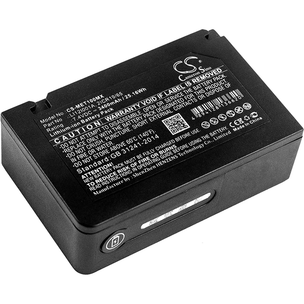 Cameron Sino 7 4 V/3400mA 115-018016-00 2ICR19/65 LI12I001A LI12I002A аккумулятор для Mindray дефибриллятор Beneview T1 |
