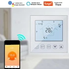 WIFI контроллер температуры умный термостат приложение контролирует Google Home электрическое отопление Еженедельно Программируемый для теплого пола