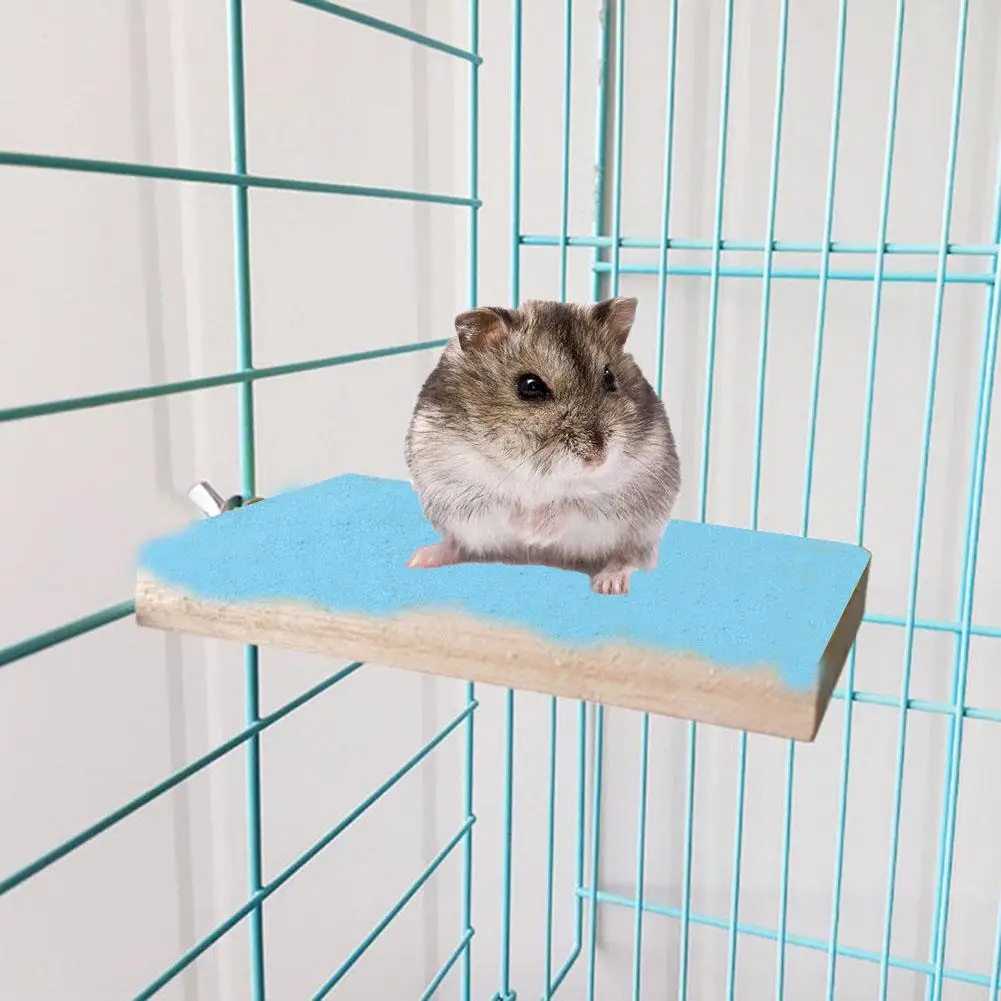 Когтеточка для когтей плацдарм птица белка клетка окунь подставка платформа