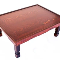 small rectangle korean table folding leg living room tea table traditional style asian antique furniture low dining wood table