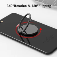 luxury metal mobile phone socket holder universal 360 degree rotation finger ring holder magnetic car bracket stand accessories