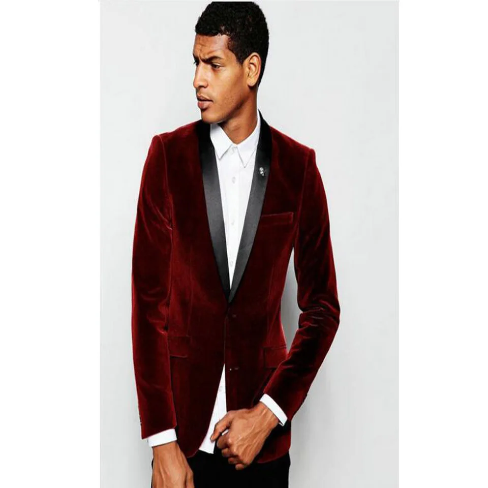 Мужские костюмы для смокинга 2018 модные черные двубортные приталенные жениха на