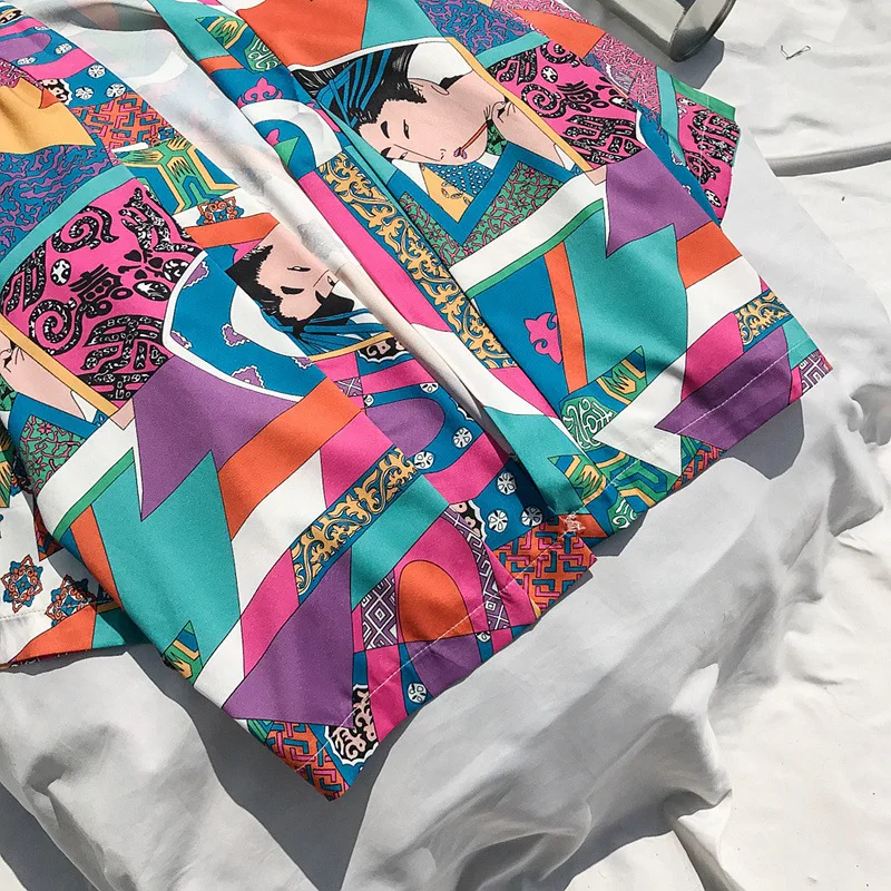 Солнцезащитная Японская уличная одежда кимоно куртка кардиган пальто для мужчин