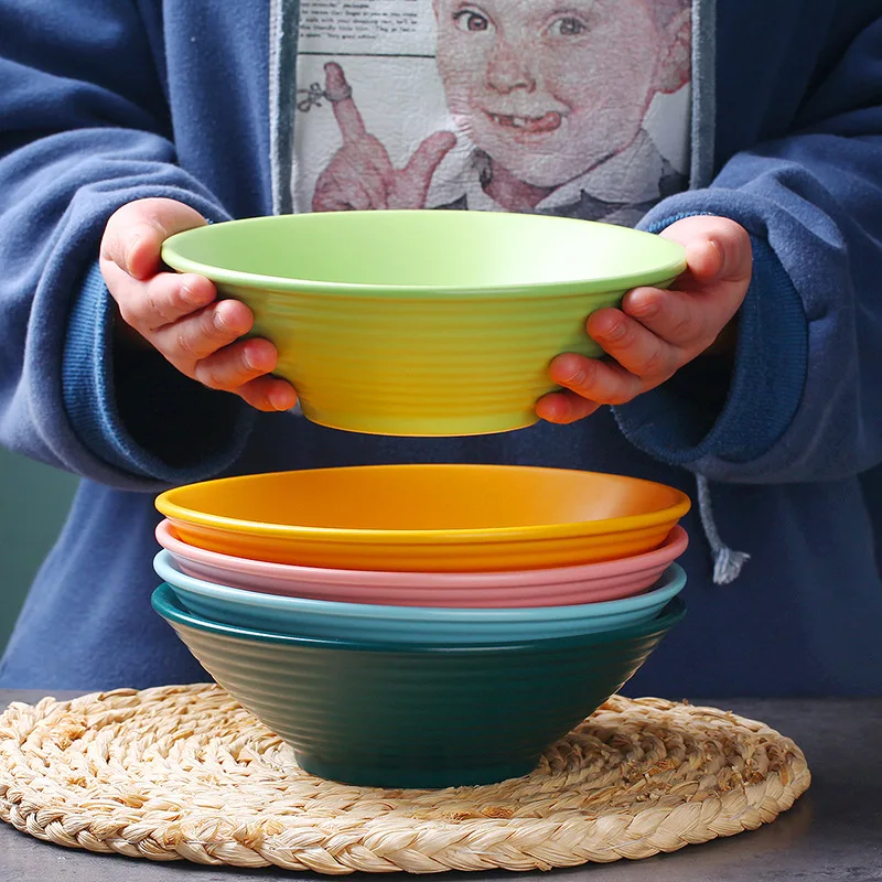 

Tableware Ceramic Noodle Bowl Household Large Soup Bowl Instant Noodle Bowl Hat Bowl Trumpet Bowl Cold Noodle Bowl Ramen Bowl