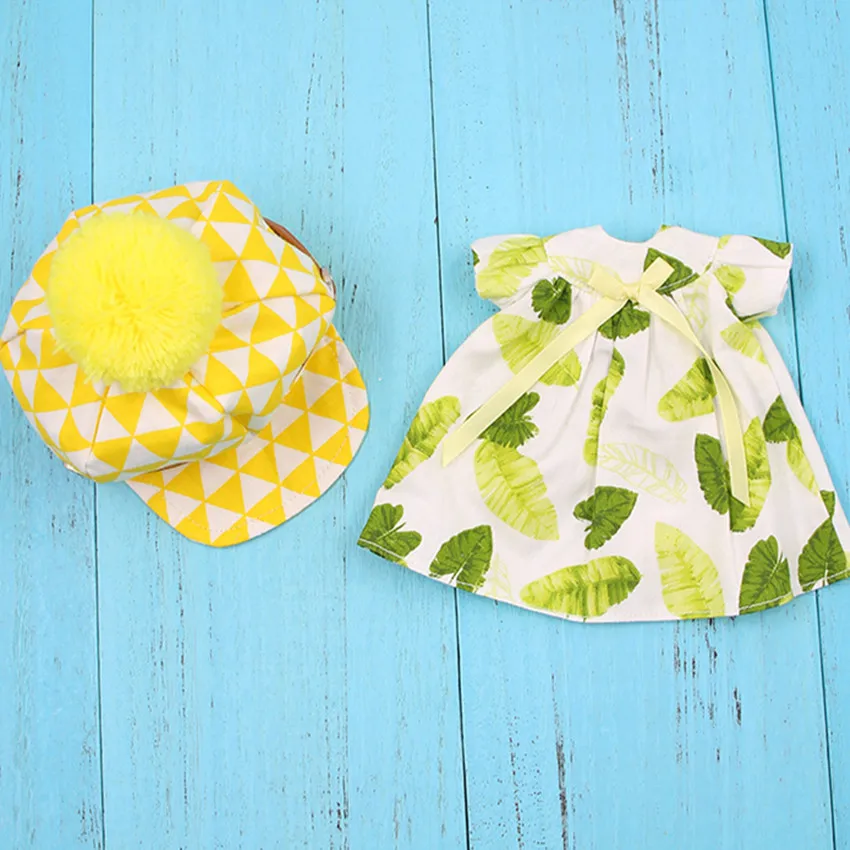 

Blyth Doll Clothes Dress Cute Summer New Dress and Hat Set for Blyth Doll 1/6 30cm Baby Doll Accessories Free Shipping