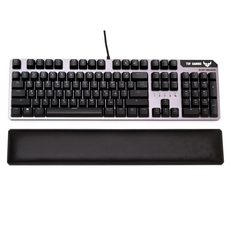 ASUS TUF Gaming K7 чёрная Игровая клавиатура (TUF Linear Optical Mech switch RGB подсветка IP56 USB 90MP0191