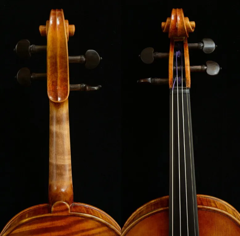Настоящая фотография выдающаяся скрипка Guarneri 1743 cannon скрипка Maste's Own Work No. W16