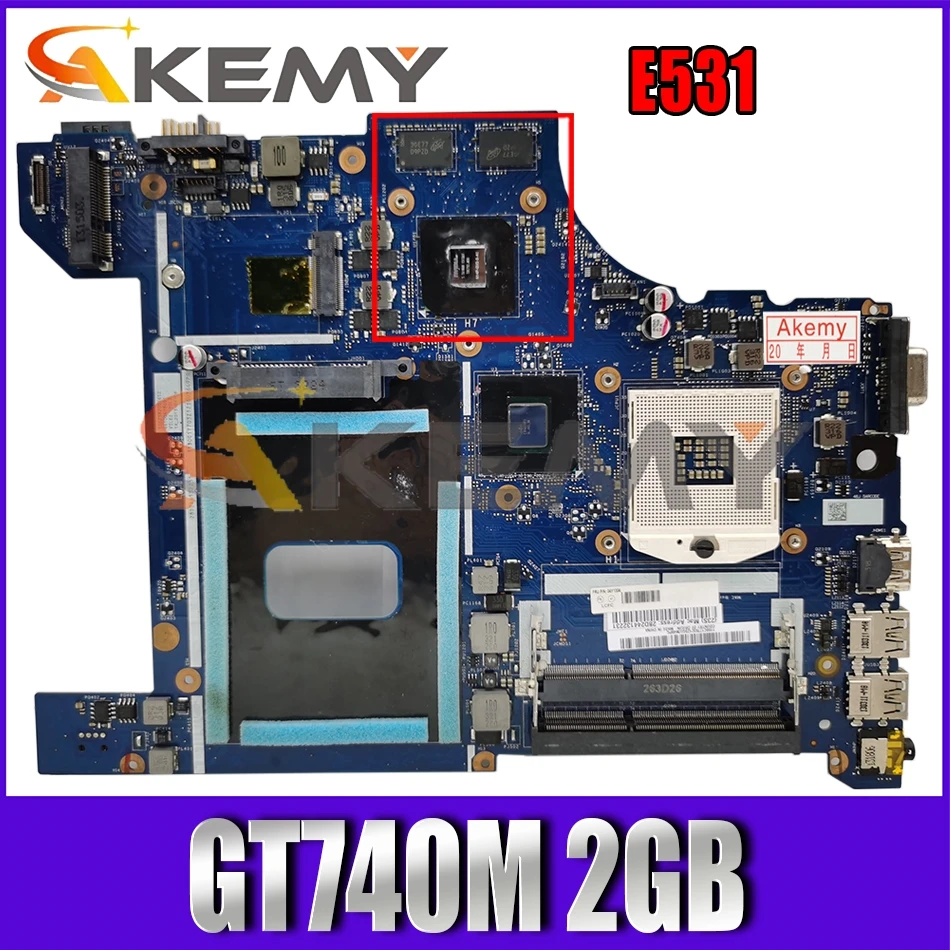 

Akemy For Lenovo ThinkPad E531 Laptop Motherboard VILE2 NM-A044 GPU GT740M 2GB 100% Test Work 04Y1305 04Y1304 04Y1302 04Y1301