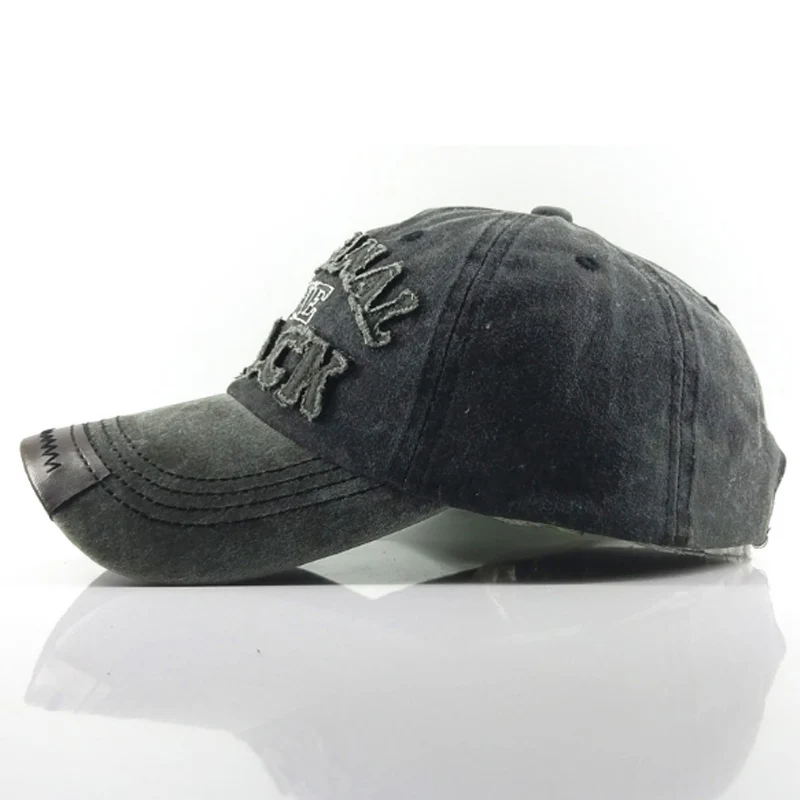 Бейсбольная кепка из промытого хлопка Snapback для мужчин и женщин в стиле ретро