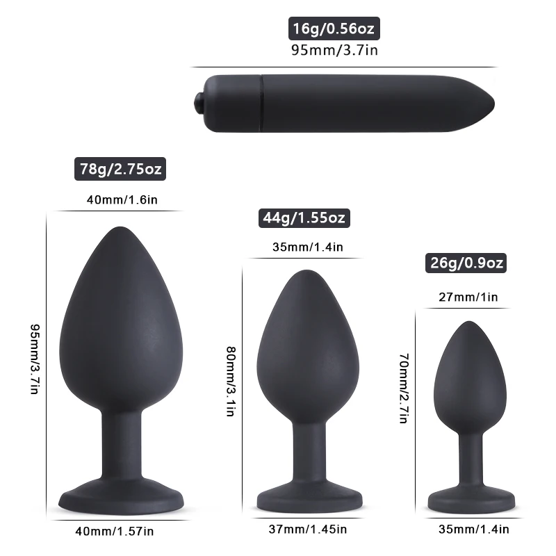 Анальный фаллоимитатор вибратор со съемной Анальная пробка для взрослых товары