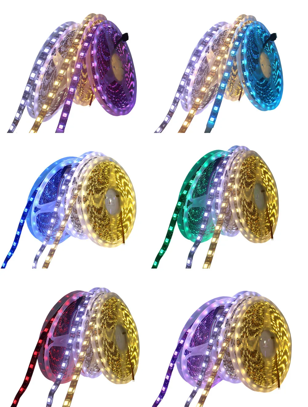 DC12V Светодиодная лента 5050 60leds/m Черный PCB гибкий светодиодный светильник RGB/теплый