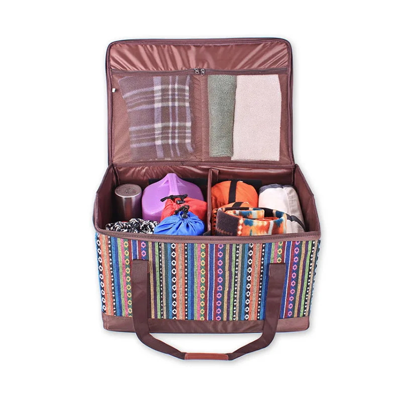 Фольклорная пользовательская сумка для хранения огня Кленовая печь Корзина