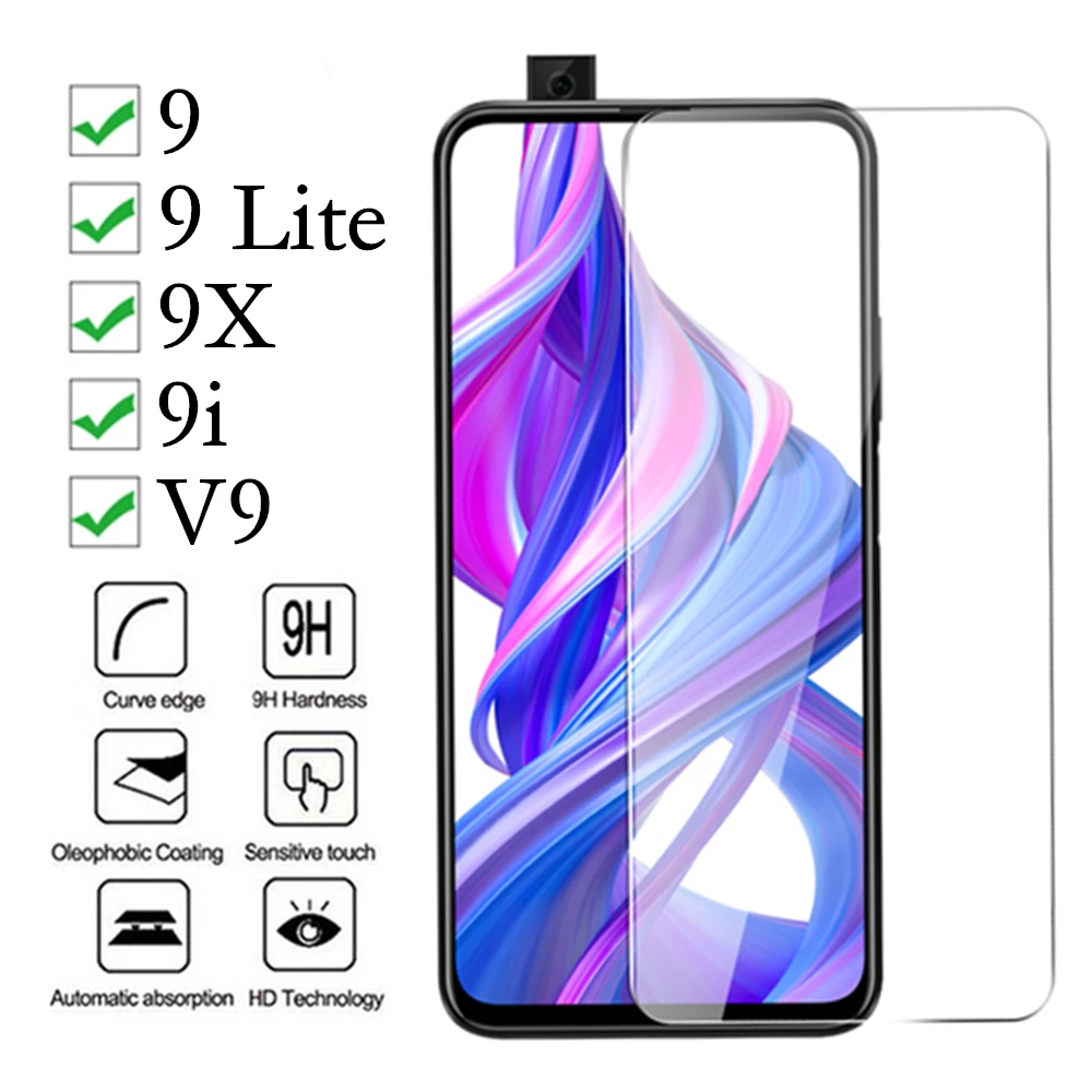 Защитное стекло Honor 9x для Huawei Honer 9 Lite V9 9i защитная пленка экрана lite закаленное Huawey