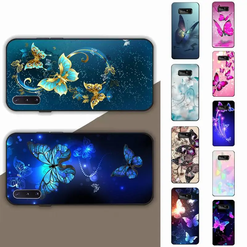 

Butterfly Phone Case for Samsung Note 5 7 8 9 10 20 pro plus lite ultra A21 12 72