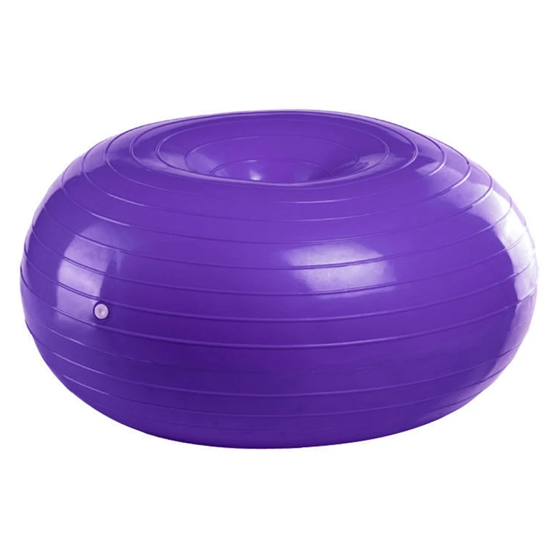 

Donut Yoga Ball Thickened for Yoga, Birthing,Pilates and Balance Training in Gym, Office or Classroom