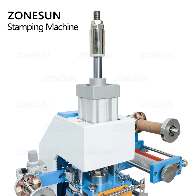 ZONESUN ZSP-890E пневматическая штамповочная машина для сгибания кожаных логотипов