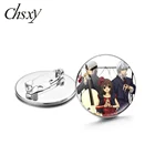 Аниме заколка на лацкан рыцаря вампира Юки Куран нулевые значки арт Картина стекло кабошон Броши Модные ювелирные изделия Аксессуары для подростков