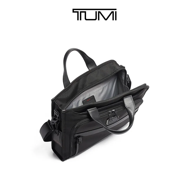 Men14Inch Laptop Bags Male Business Office Handbags Black Nylon Shoulder Bag Casual Briefcase Document Storage Bag 02603110D3