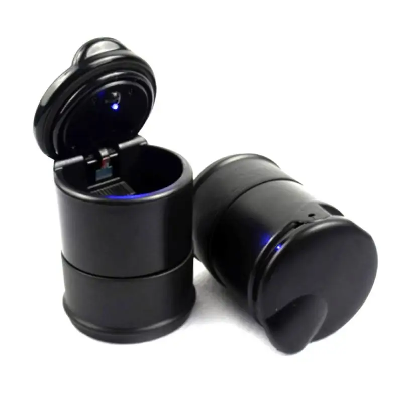 Портативная автомобильная пепельница с синим светодиодным светильник