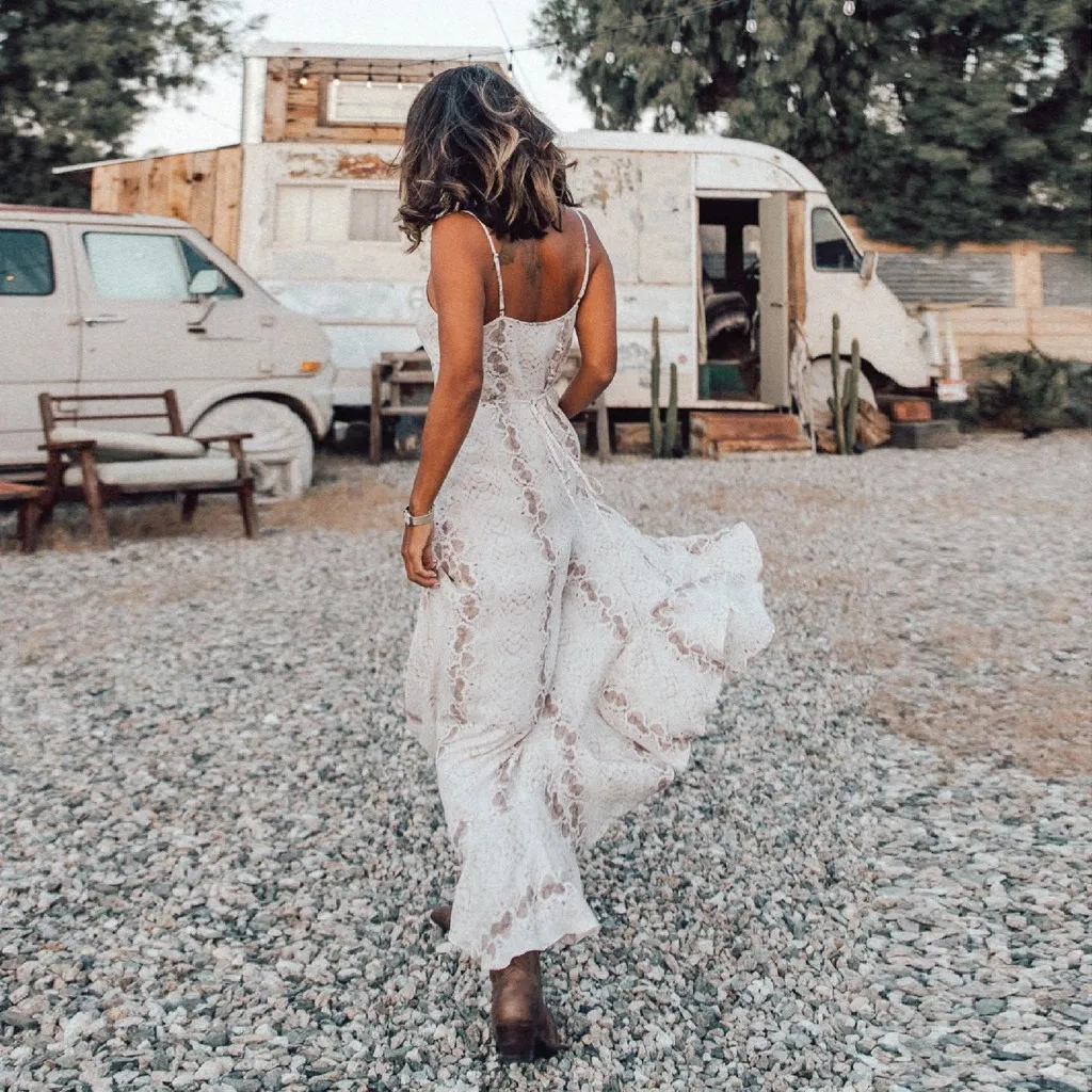 KANCOOLD DRESS платье Boho Sexy Sling Snake Print V Neck Button Sleeveless Beach Long Dress fashion new momen 2020JAN6 | Женская