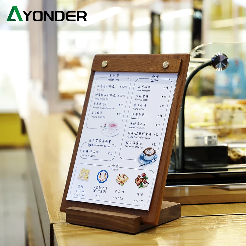 Папка для заметок из массива дерева формат А4 Деревянный планшет 1 шт. | Дом и сад