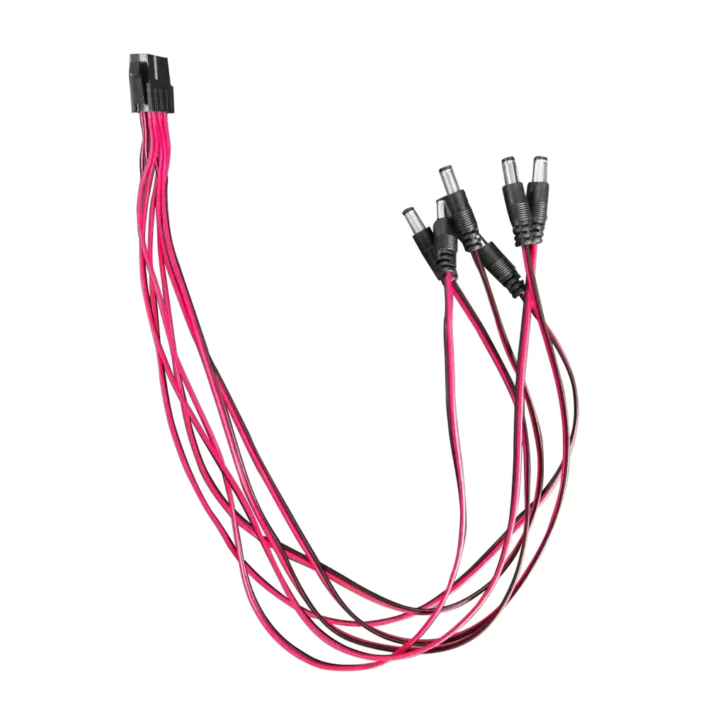 50 см PCI-E PCI Express PCIE 6-контактный разъем постоянного тока 5 5x2 мм вилки 12 В ATX 18AWG кабель