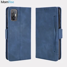 For HTC Desire 21 Pro Wallet Case Magnetic Book Flip Cover For HTC Desire 21 Pro 5G Card Photo Holder Luxury Leather Phone Funda