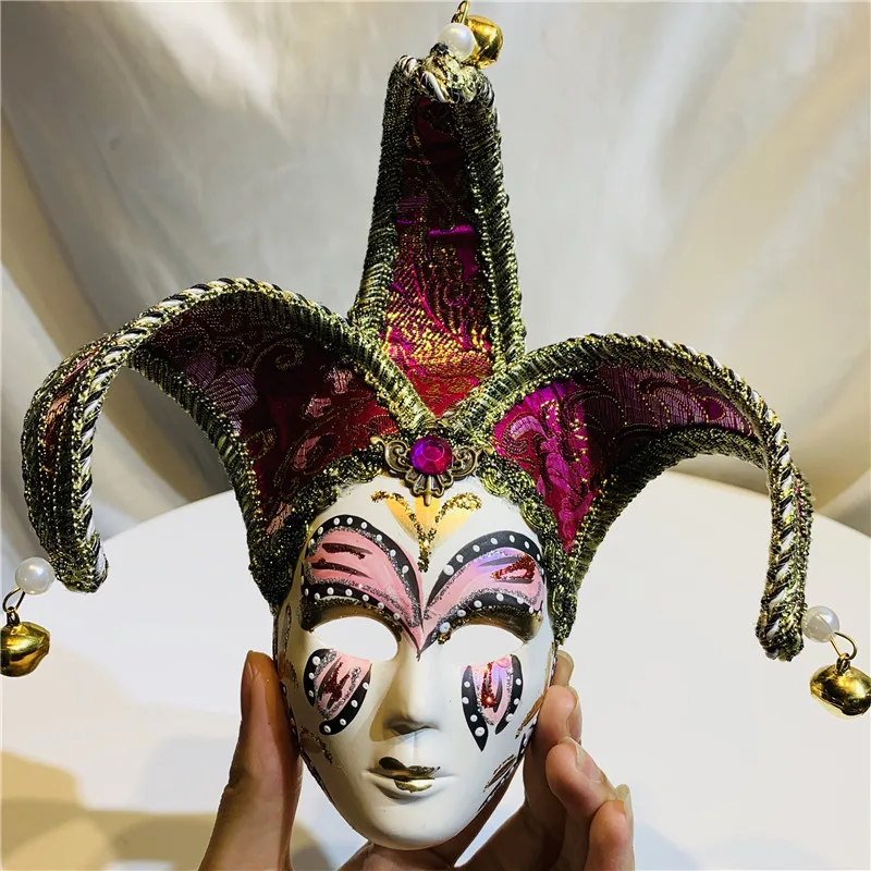 H& D 1 шт. мини-маски Mardi Gras маскарадные венецианские маски вечерние украшения аксессуары Новинка подарок на Хэллоуин Декор(розово-красный