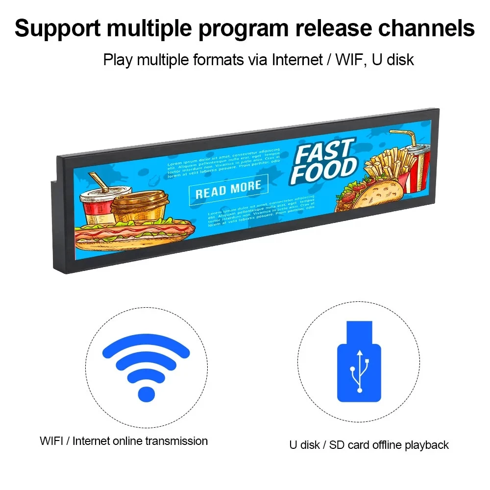 21 5 ''дюймовый светодиодный рекламный экран монитор ультра широкий ЖК дисплей