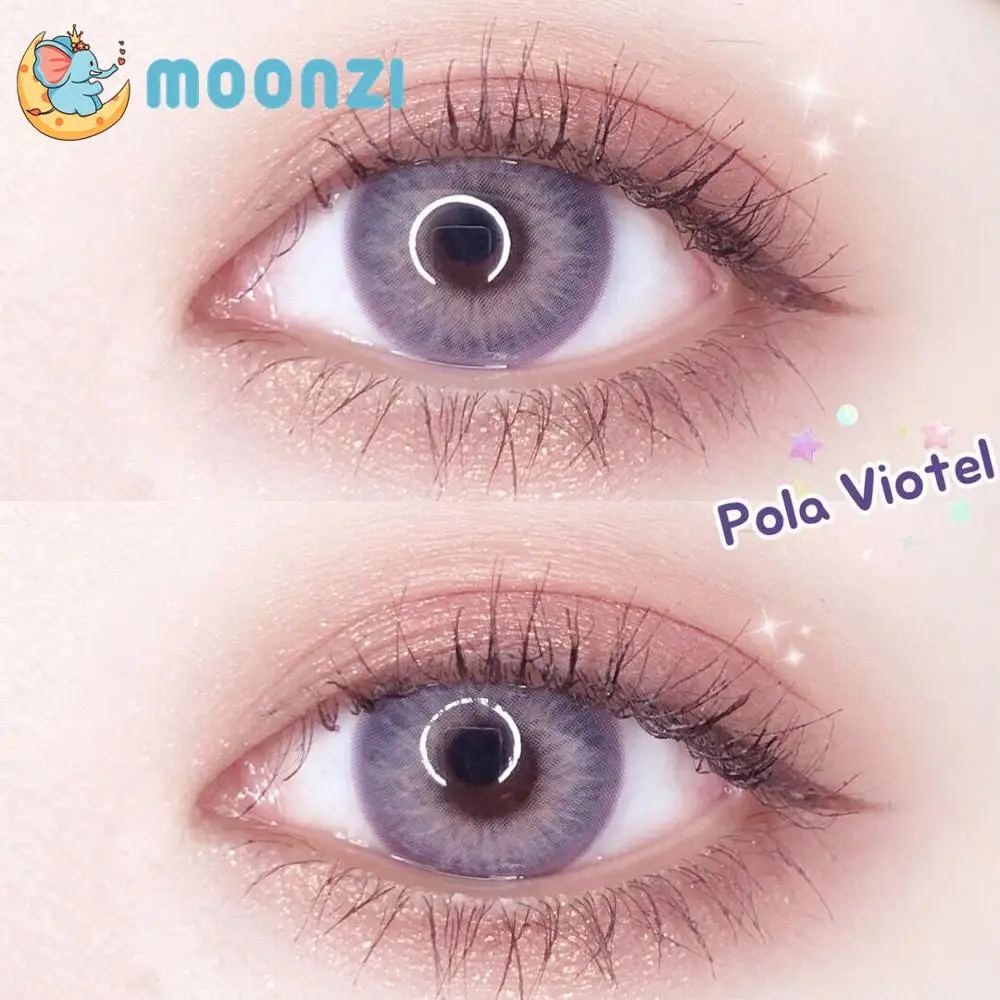 MOONZI фиолетового цвета с украшением из круг для контактных линз небольшой Красота