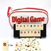 New For Israel Fast Moving Rummy Tile Classic Board Game 2-4 People Israel Mahjong Digital Game Hotest Party Game Portable 1