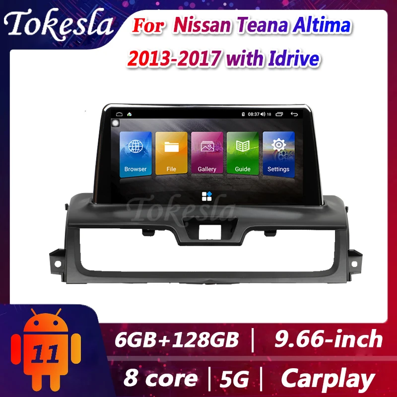 

Tokesla Car Radio Android 11 For Nissan Teana Altima With Idrive DVD Automotivo Central Multimedia Player Gps Navigation Screen