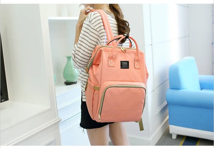 

upgrade Multi-functional high capacity big mother Diaper back Bag Nappy Bags For Mom Mother Maternity Bag Stroller