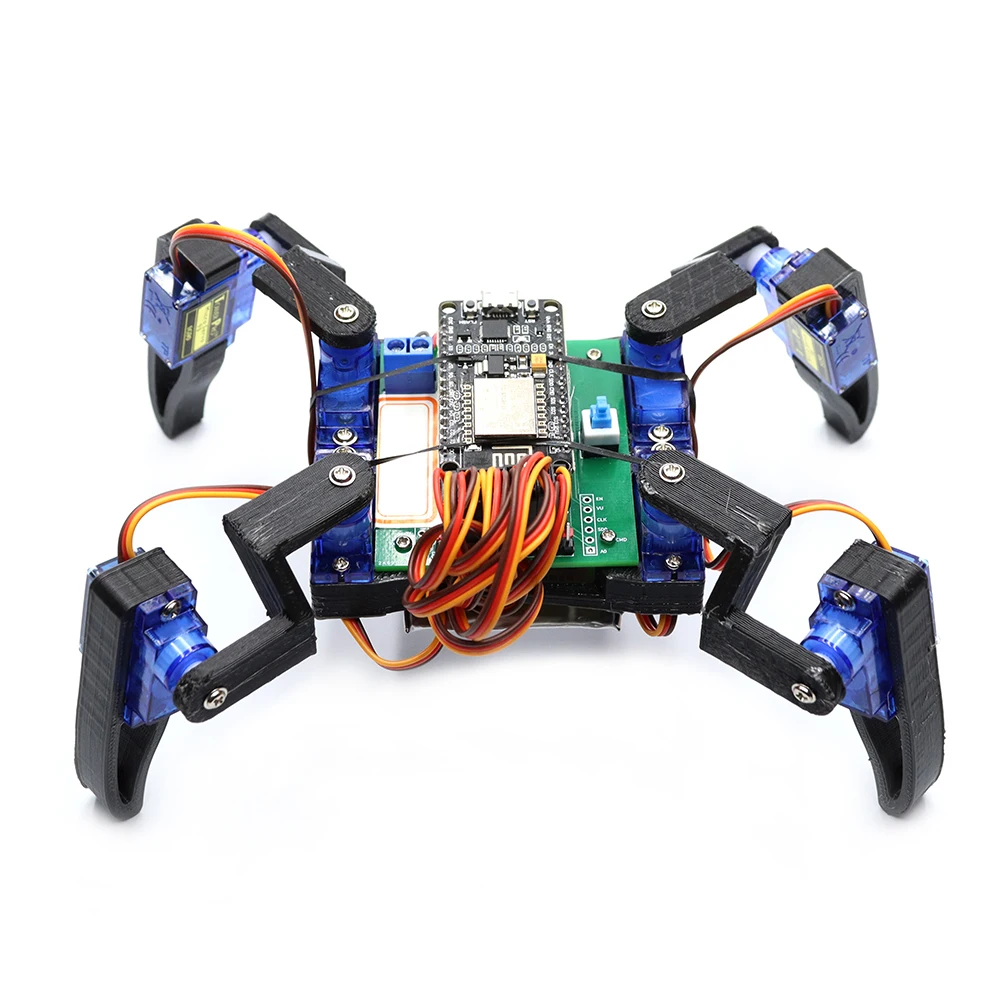 8-DOF Spider Robot Arduino DIY Kit Bionic Quadruped Edu-Robot Maker Open source project WIFI wireless control STEM Program toys |