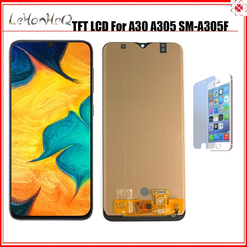 ЖК дисплей TFT 6 2 ''для Samsung Galaxy A30 2019 A305 A305/DS A305F A305FD A305A с сенсорным экраном и