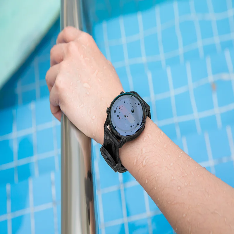 

2021 New Haylou RS3-LS04 Smart Watch, HD Color Screen, Aluminum Alloy Frame, Nano-Silicon Watch Tape, Double Crown Design