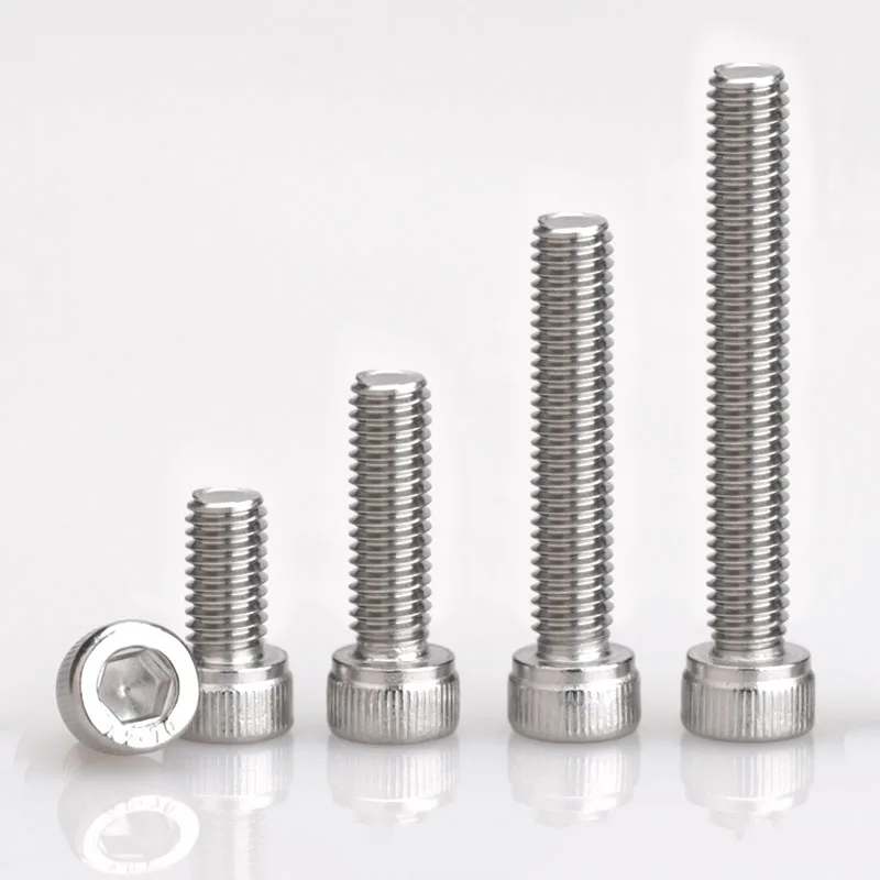 

316 Stainless Steel Hexagon Socket Head Cap Screws DIN912 M2 M2.5 M3 M4 Allen Socket Cap Cylindrical Head Screw Bolt